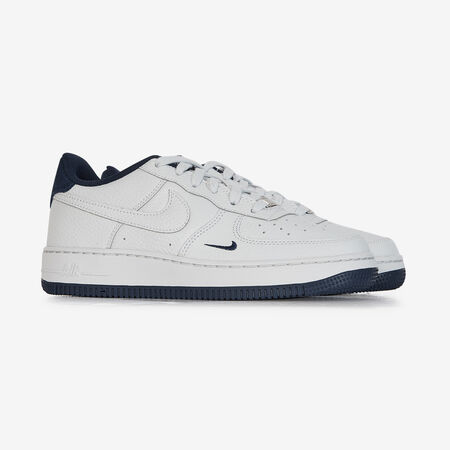 NIKE air force 1 AIR FORCE 1 LOW MINI SWOOSH GRIS/BLEU JUNIOR