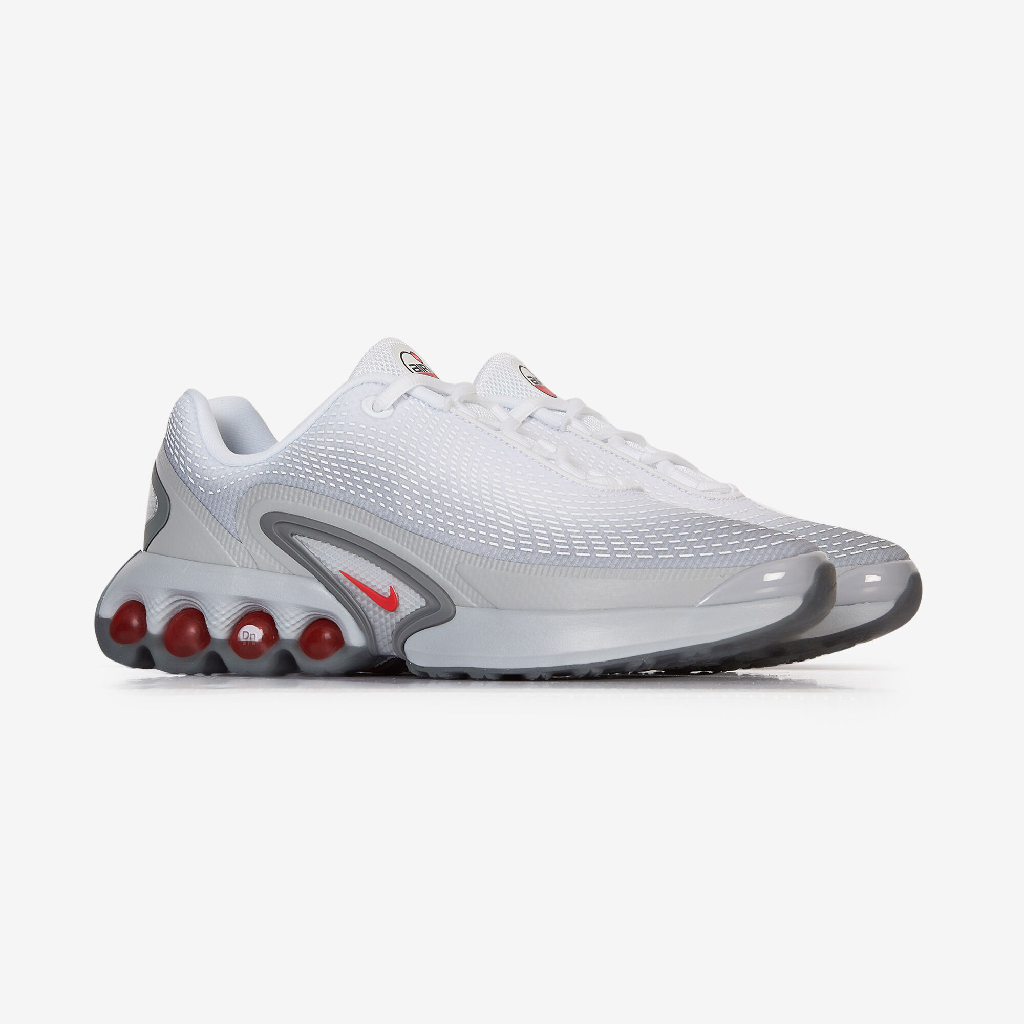 NIKE AIR MAX DN GRIS ROUGE SNEAKERS ENFANT Courir.be