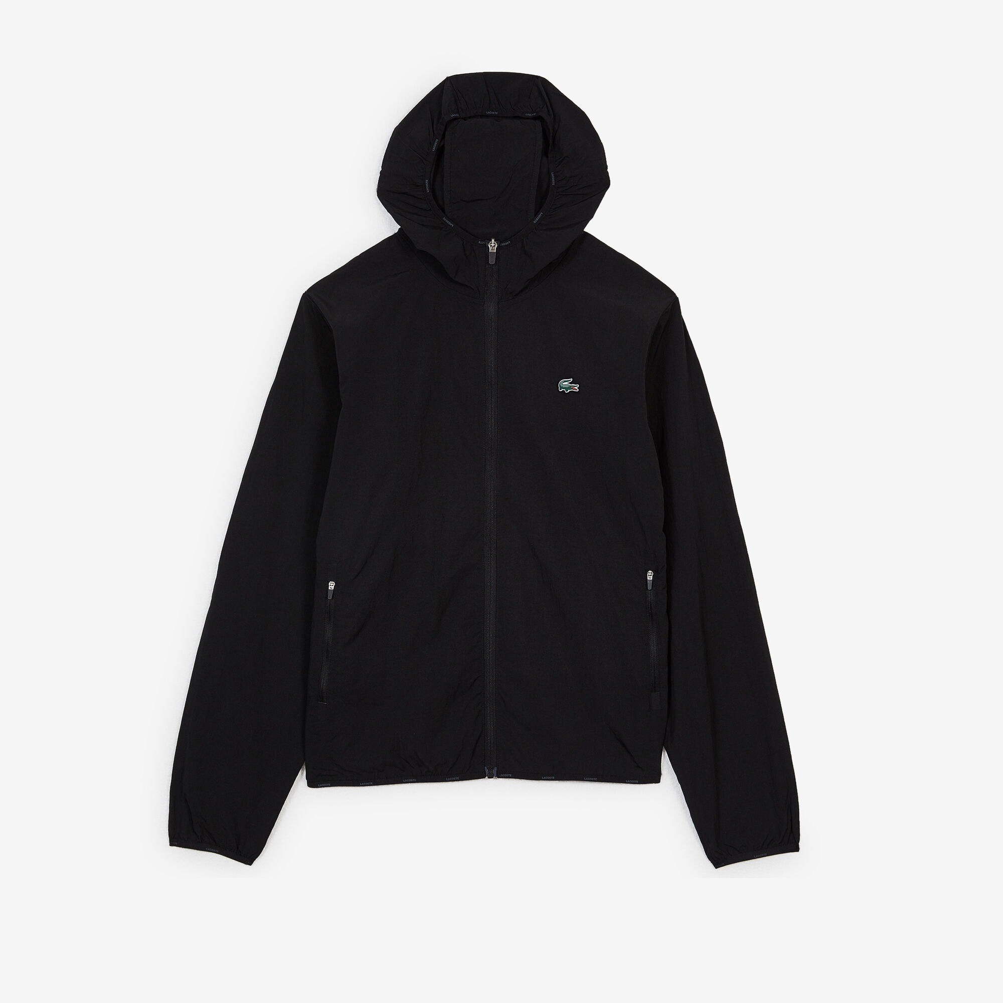 LACOSTE JACKET WINDRUNNER NOIR BLOUSON HOMME Courir.be