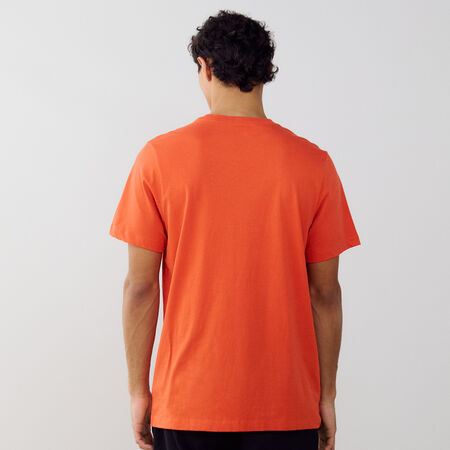NIKE TEE SHIRT CLUB ORANGE/BLANC HOMME