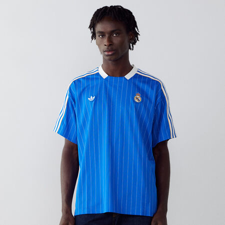 ADIDAS ORIGINALS MAILLOT REAL ICON BLEU/BLANC HEREN