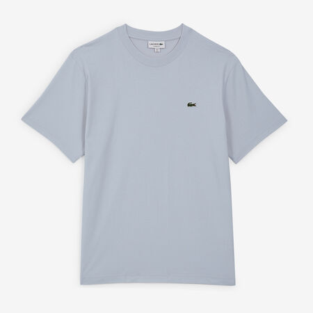 LACOSTE TEE SHIRT CLASSIC SMALL LOGO BLEU CIEL HOMME