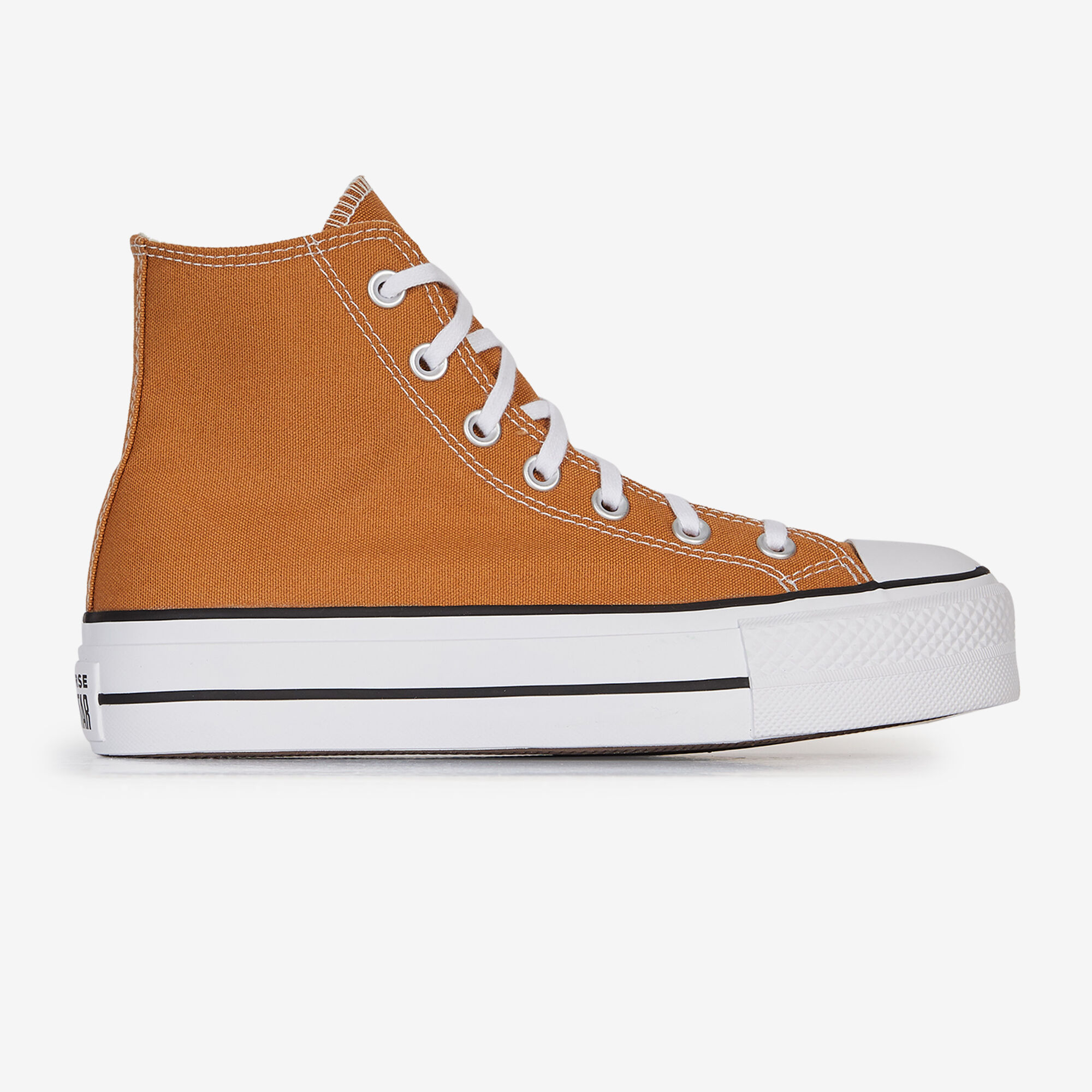 Converse en cuir marron femme top