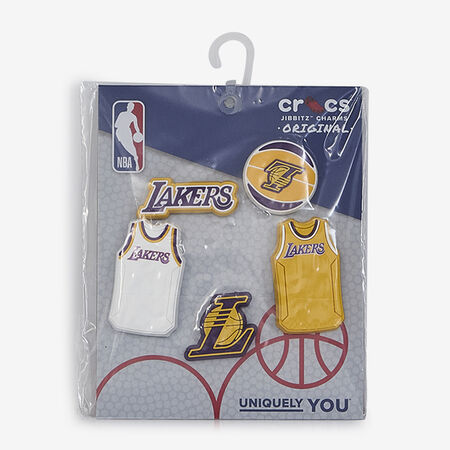 CROCS JIBBITZ NBA LOS ANGELES LAKERS 5PC MULTICOLORE UNISEX
