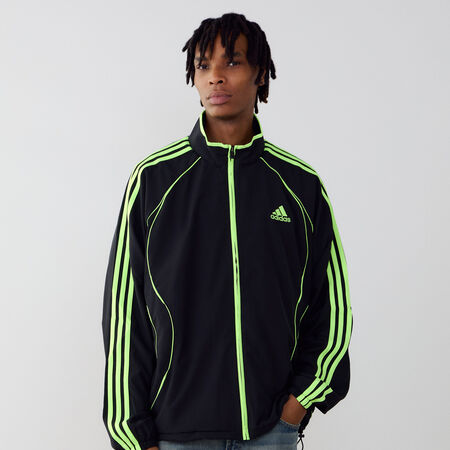 ADIDAS ORIGINALS JACKET FZ WOVEN 2000S NOIR/VERT HEREN