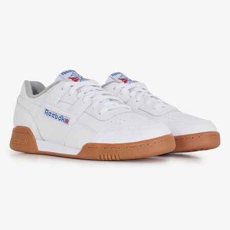 REEBOK WORKOUT PLUS BLANC/GOMME HOMME