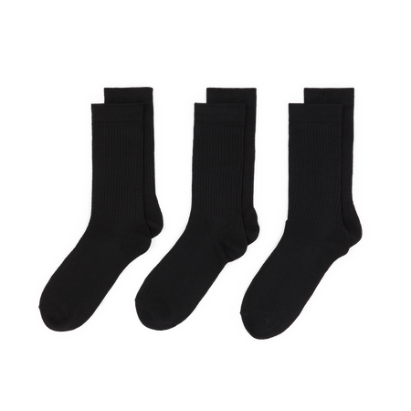 COURIR PACK CHAUSSETTES X3 CREW COURIR NOIR MIXTE