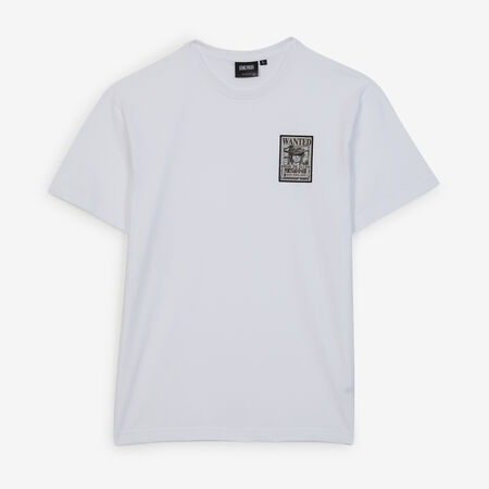 ONE PIECE TEE SHIRT WANTED ACE BLANC HOMME