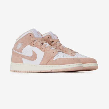 JORDAN air jordan 1 AIR JORDAN 1 MID WIT/ROZE JUNIOR