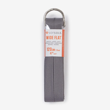 SOFSOLE LACET PLAT LARGE 120CM GRIS MIXTE