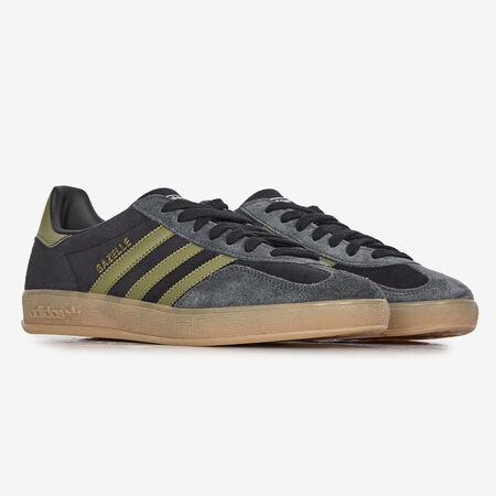 ADIDAS ORIGINALS gazelle GAZELLE INDOOR NOIR/KAKI HEREN