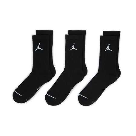 JORDAN CHAUSSETTES X3 CREW JUMPMAN NOIR/BLANC HOMME