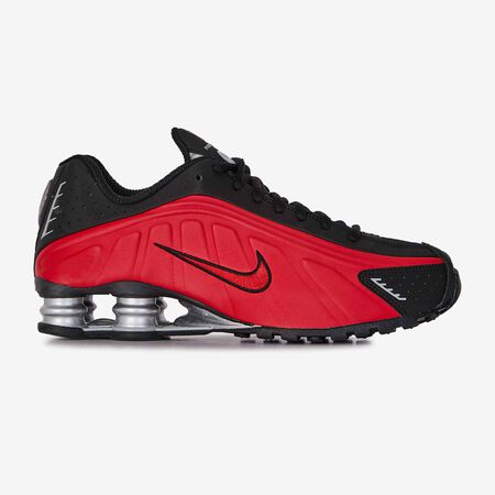 NIKE shox SHOX R4 ROUGE/NOIR HOMME