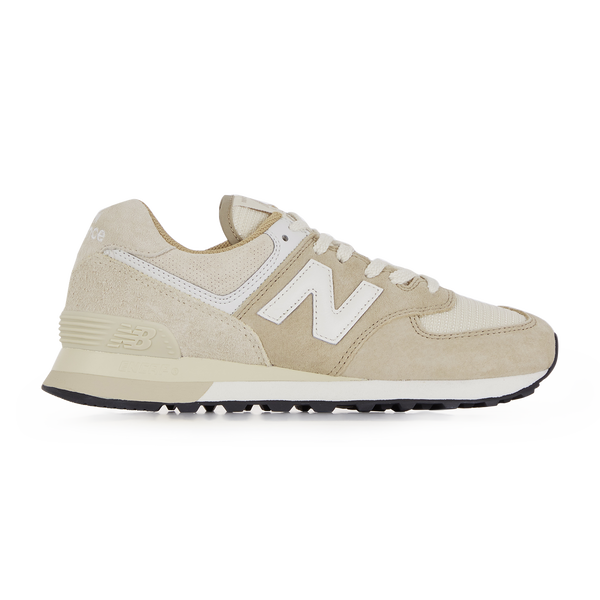 NEW BALANCE 574 PREMIUM BEIGE WIT SNEAKERS DAMES Courir.be