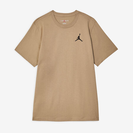 JORDAN TEE SHIRT JUMPMAN EMB MARRON/NOIR HOMME