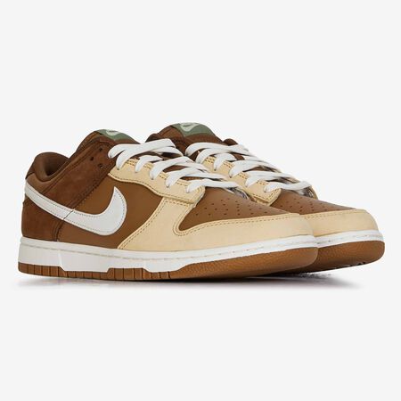 NIKE dunk DUNK LOW SUEDE MARRON/BEIGE HOMME