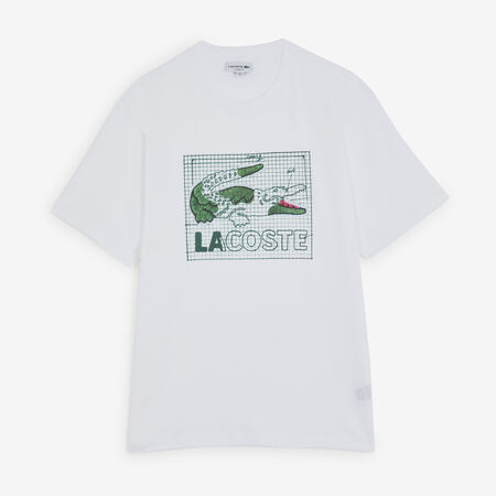 TEE SHIRT PRINT LOGO : BLANC