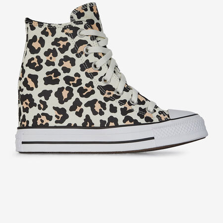 CONVERSE chuck taylor all star CHUCK TAYLOR ALL STAR WEDGE CHEETAH BLANC/MARRON FEMME