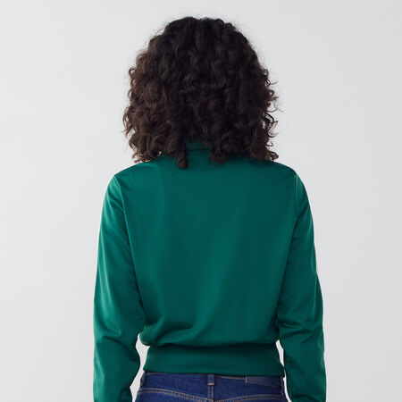 ADIDAS ORIGINALS JACKET FZ TRACKTOP FIREBIRD VERT/BLANC FEMME