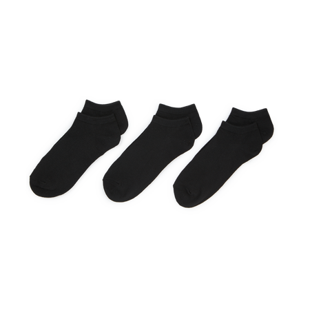 COURIR PACK CHAUSSETTES X3 INVISIBLES COURIR NOIR MIXTE
