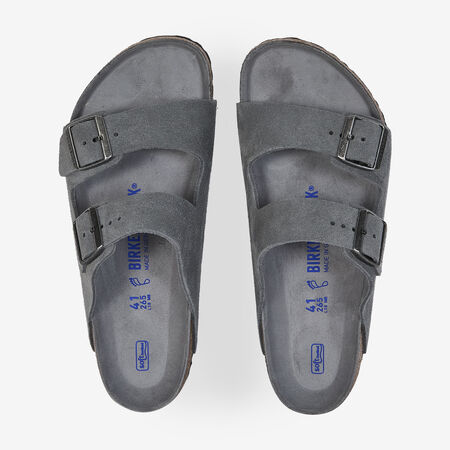 BIRKENSTOCK arizona ARIZONA SUEDE BASALT GRAY GRIS HEREN