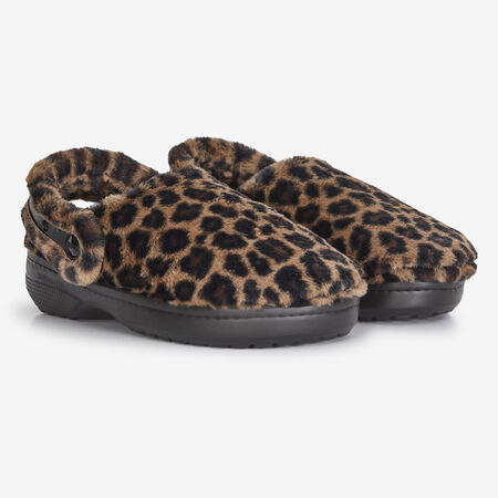 CROCS UNFURGETTABLE CLOG LEOPARD BEIGE/MARRON DAMES