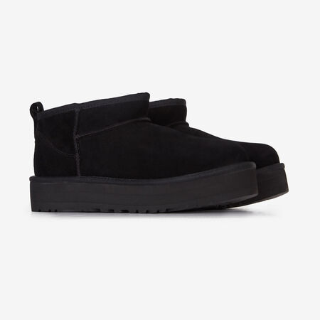 UGG classic mini CLASSIC ULTRA MINI PLATFORM NOIR JUNIOR