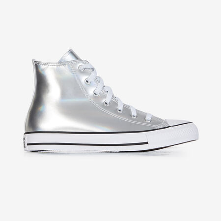 CONVERSE chuck taylor all star CHUCK TAYLOR ALL STAR HI SHINE ARGENT JUNIOR