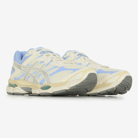 ASICS gel-cumulus GEL-CUMULUS 16 BLEU/BEIGE DAMES