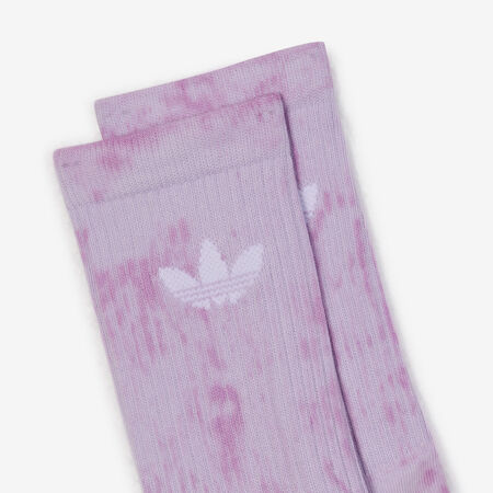 ADIDAS ORIGINALS CHAUSSETTES X3 CREW TIE DYE ROSE/BLANC MIXTE