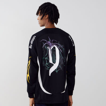 ADIDAS ORIGINALS TEE-SHIRT GRAPHIC LS NOIR/BLANC HEREN