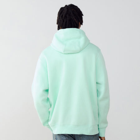 NIKE HOODIE CLUB SMALL LOGO VERT/BLANC HOMME