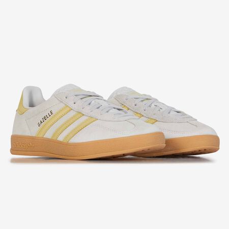 ADIDAS ORIGINALS gazelle GAZELLE INDOOR GRIS/JAUNE FEMME