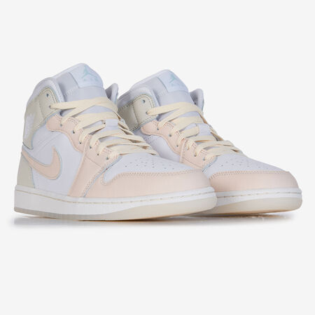 JORDAN air jordan 1 AIR JORDAN 1 MID BEIGE/ROSE HOMME