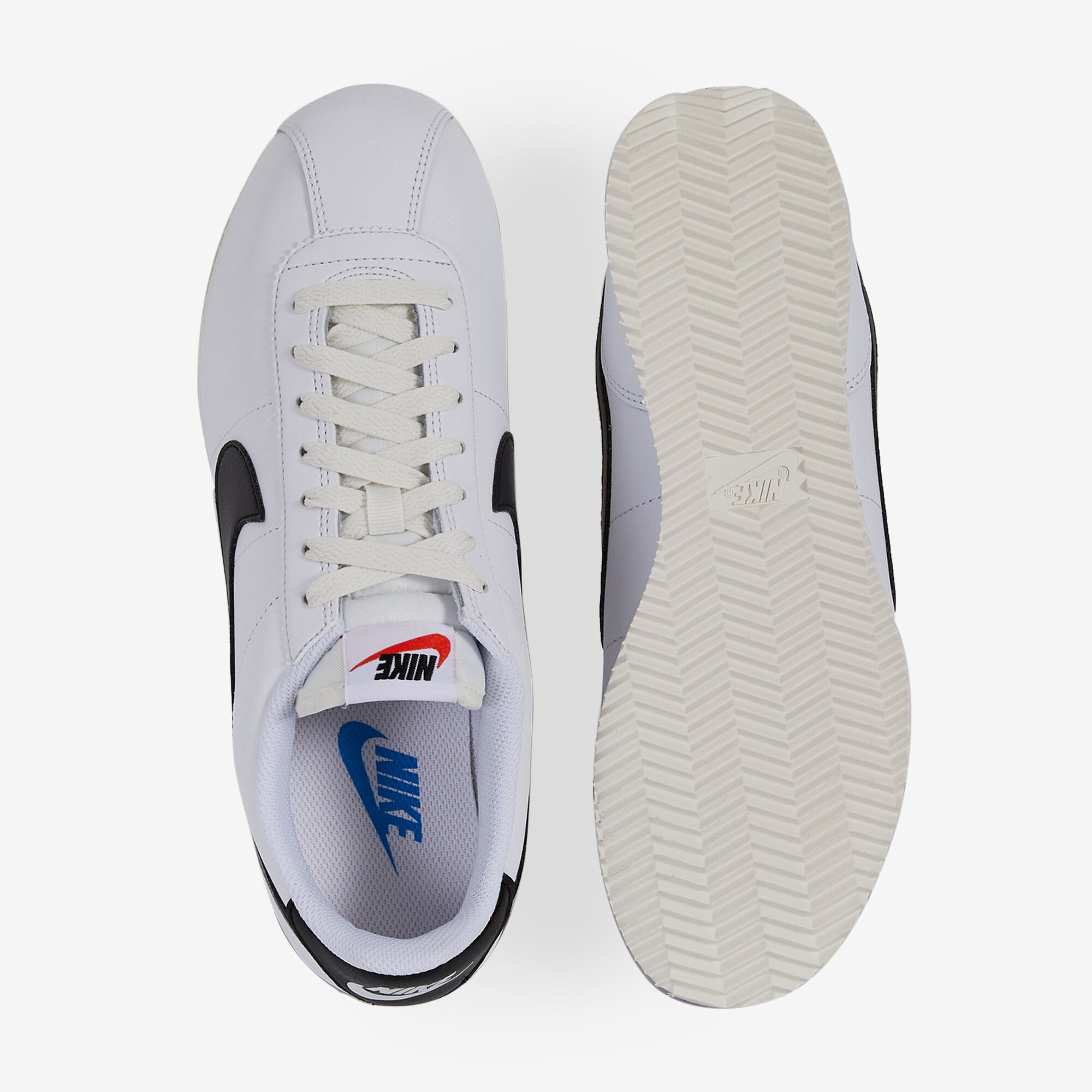 NIKE CORTEZ BLANC NOIR SNEAKERS HOMME Courir.be