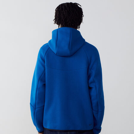 NIKE JACKET TECH FLEECE FZ BLEU/NOIR HOMME