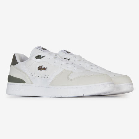 LACOSTE t-clip T-CLIP SET BLANC/KAKI HOMME