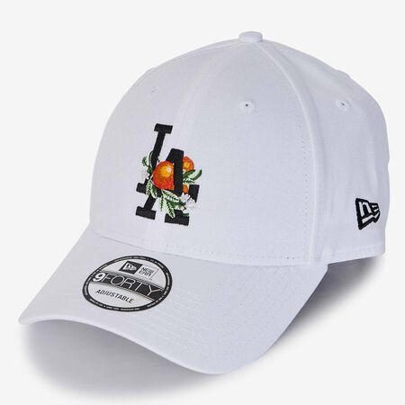 NEW ERA 9FORTY NY FRUIT EMBROIDERY LOGO WIT/ZWART HEREN