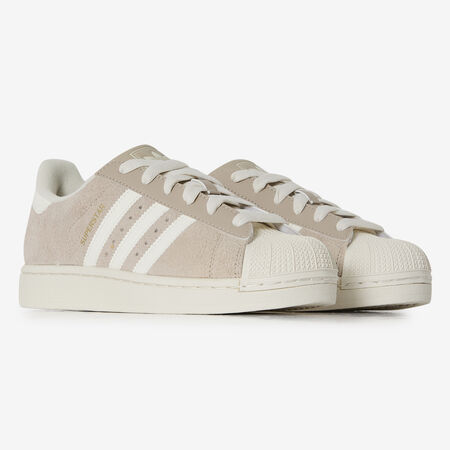 ADIDAS ORIGINALS superstar SUPERSTAR LEATHER BEIGE/BLANC DAMES