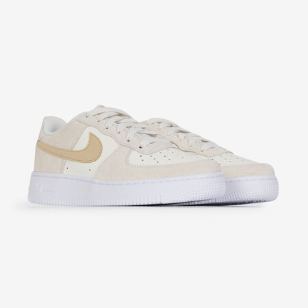 NIKE air force 1 AIR FORCE 1 LOW SUEDE BEIGE/BLANC JUNIOR