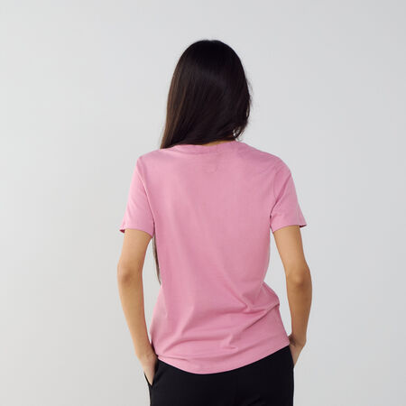 NIKE TEE SHIRT CLUB ROSE/BLANC FEMME
