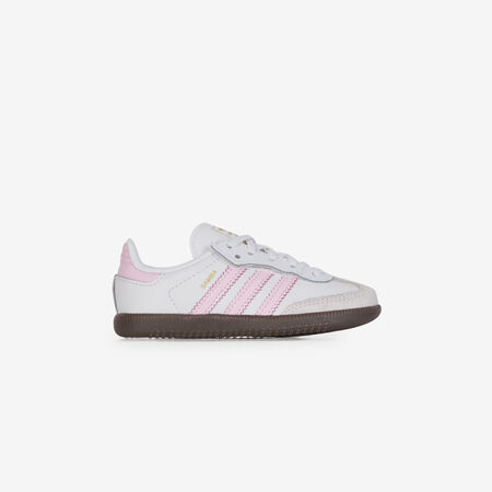 ADIDAS ORIGINALS SAMBA OG PATENT CF BLANC/ROSE BÉBÉ