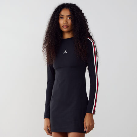 JORDAN DRESS JUMPMAN LS NOIR/BLANC DAMES