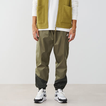 NIKE PANT JOGGER WINDRUNNER VERT/BLANC HOMME