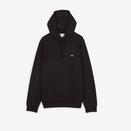 LACOSTE HOODIE CLASSIC LOGO SL ZWART HEREN
