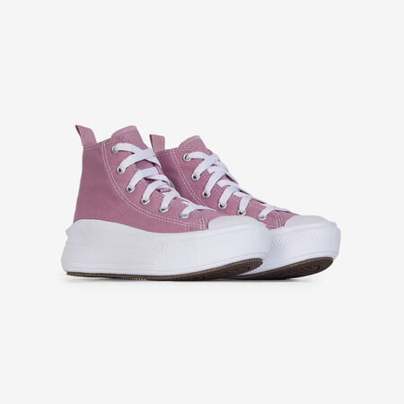 CONVERSE CHUCK TAYLOR ALL STAR MOVE HI ROSE/BLANC KIND