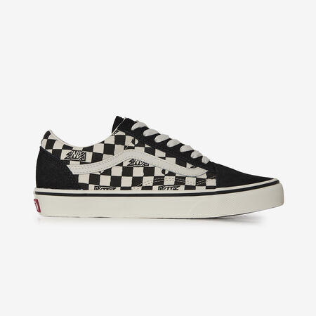 VANS old skool OLD SKOOL CHECK NOIR/BLANC JUNIOR