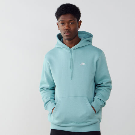 HOODIE CLUB SMALL LOGO : VERT/BLANC