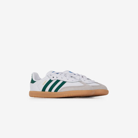 ADIDAS ORIGINALS samba SAMBA OG EL WIT/GROEN BABY