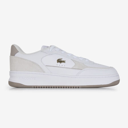LACOSTE l00 L001 ACE BLANC/GRIS HOMME